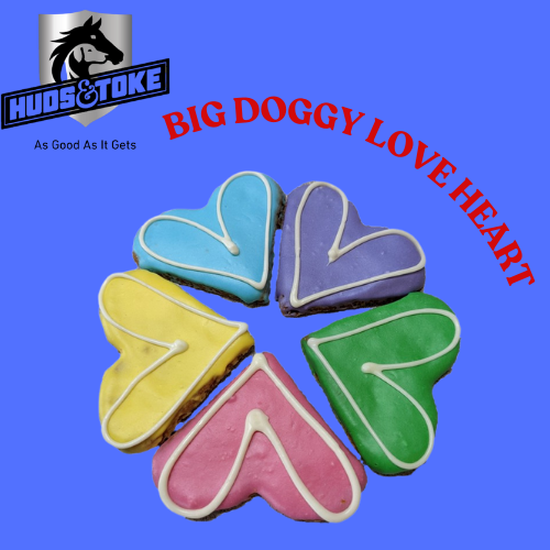 Love Heart Dog Treats No Melt