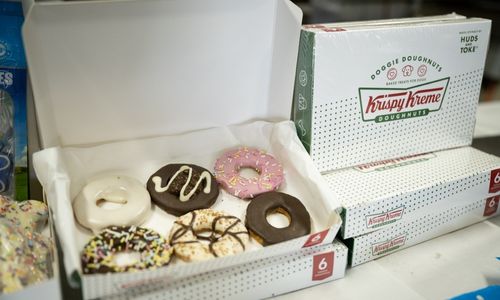 Australian Made Doggie Doughnuts partnering with Krispy Kreme USA