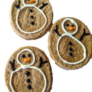 Snowman Cookie Christmas Dog Treats